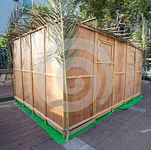 Sukkot in Israel streets