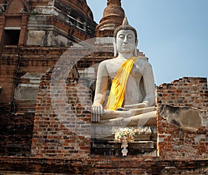 A Sukothai style Thai Buddha statue -2, with compassionate and calm expression - Thailand