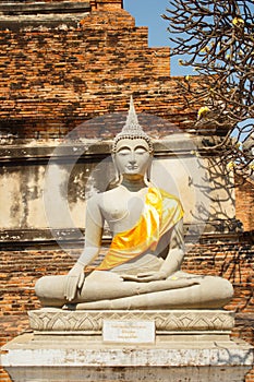A Sukothai style Thai Buddha statue, with compassionate and calm expression - Thailand