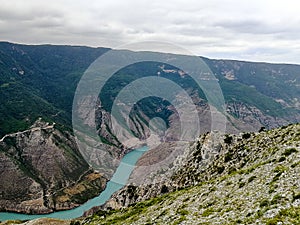 Sulak Canyon in Dagestan