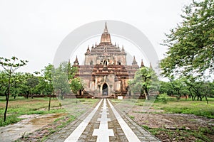 Sulamani temple (Pagoda) in Old Bagan (Pagan), Myanmar (Burma).