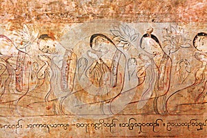 Sulamani Temple Wall Paintings, Bagan, Myanmar