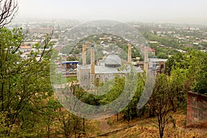 Sulayman Too mosque in Osh city, Kyrgyzstan