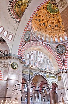 Suleiman Mosque interior 04 photo