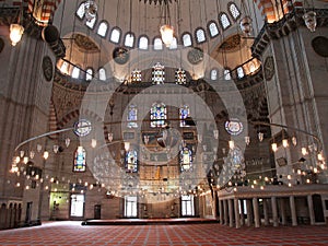 Suleymaniye mosque in Istanbul, Turkey photo