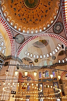 Suleymaniye Mosque in Istanbul Turkey