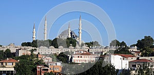 Suleymaniye Mosque in ÃÂ°stanbul. photo