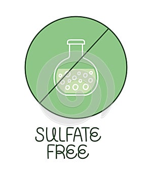 sulfate free illustration