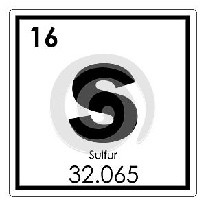 Sulfur chemical element