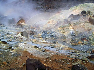 Sulfur - Iceland volcanism