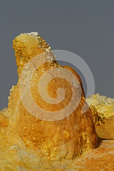 Sulfur mineral cone