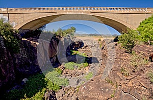 Sullivan Dam below State Route 89 Paulden AZ