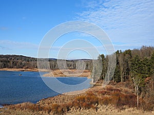 Sullivanville Watershed Dam scenic natural overlook