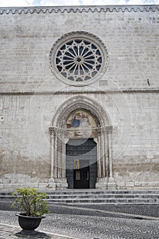 Sulmona Abruzzi, Italy, Santa Maria della Tomba church