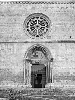 Sulmona Abruzzi, Italy, Santa Maria della Tomba church