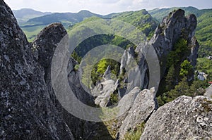 Sulov rocks and mountains, Slovakia