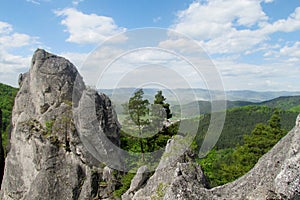 Sulov Rocks view