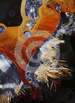 Sulphur Crystals Background