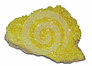 Sulphur Crystals form
