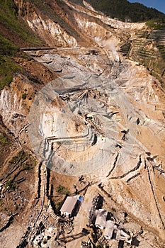 Sulphur mining industry