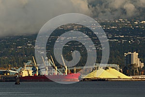 Sulphur Piles, Port of Vancouver