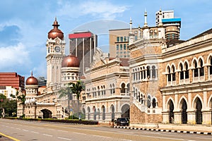 sultan abdul samad building at Independence Square in Kuala Lumpur