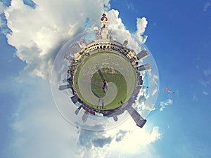 Little planet, Dataran Merdeka, Kuala Lumpur.