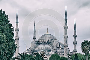 Sultan Ahmed Mosque or the Blue Mosque in Istanbul