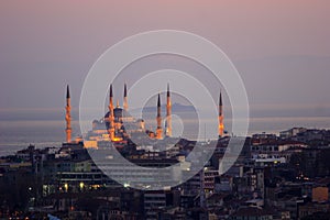 The Sultan Ahmed Mosque - Blue Mosque of Istanbul