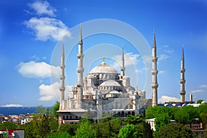 Sultan Ahmed Mosque (Blue mosque) in Istanbul