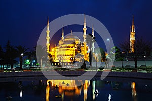 Sultan Ahmed Mosque (Blue Mosque) in Istanbul photo