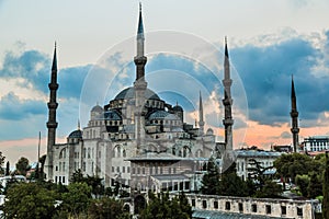 Sultan Ahmed Mosque (the Blue Mosque), Istanbul, Turkey