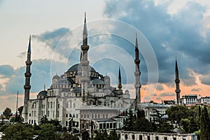 Sultan Ahmed Mosque (the Blue Mosque), Istanbul, Turkey