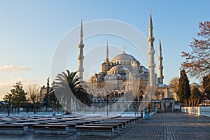 Sultan Ahmed Mosque (Blue Mosque) in Istanbul, Turkey