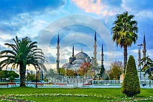 Sultan ahmed Mosque or Blue Mosque, Istanbul, Turkey photo