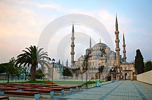 Sultan Ahmed Mosque (Blue Mosque) in Istanbul