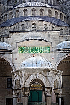 Sultan Ahmed Mosque known as the Blue Mosque in Istanbul, Turkey