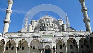 Sultan Ahmet - blue mosque, istanbul in turkey