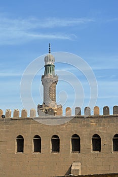 The Sultan Al-Nasir Muhammad ibn Qalawun Mosque, an early 14th-century mosque at the Citadel in Cairo, Egypt built by the Mamluk