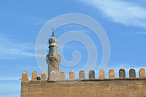 The Sultan Al-Nasir Muhammad ibn Qalawun Mosque, an early 14th-century mosque at the Citadel in Cairo, Egypt built by the Mamluk