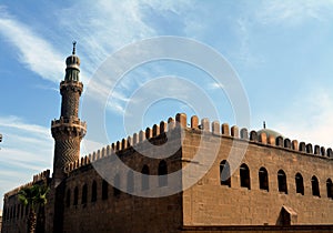 The Sultan Al-Nasir Muhammad ibn Qalawun Mosque, an early 14th-century mosque at the Citadel in Cairo, Egypt built by the Mamluk