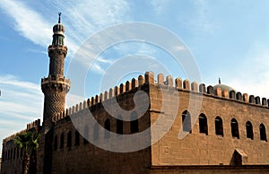 The Sultan Al-Nasir Muhammad ibn Qalawun Mosque, an early 14th-century mosque at the Citadel in Cairo, Egypt built by the Mamluk