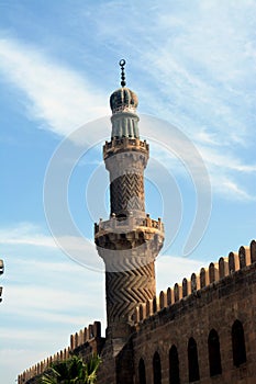 The Sultan Al-Nasir Muhammad ibn Qalawun Mosque, an early 14th-century mosque at the Citadel in Cairo, Egypt built by the Mamluk