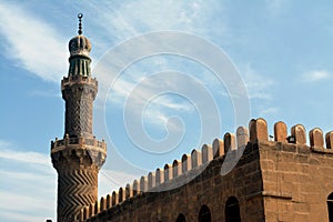 The Sultan Al-Nasir Muhammad ibn Qalawun Mosque, an early 14th-century mosque at the Citadel in Cairo, Egypt built by the Mamluk