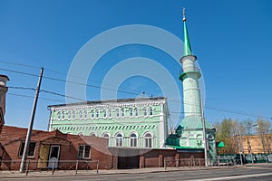 Sultan Mosque in the Old Tatar Settlement of Kazan, Tatarstan Republic.