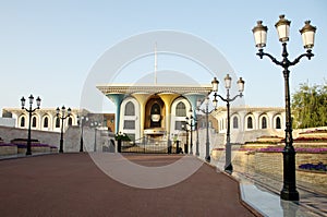 Sultan palace in muscat photo