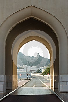 Sultan palace, Oman photo