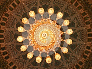 Sultan Qaboos Grand Mosque, Interior, Dome photo