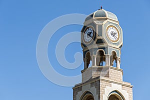 Sultan Qabus said fort fortress clock tower Oman salalah