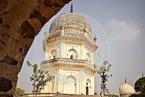 Sultan Quli Qutb Mulk`s tomb was built in 1543. Seven Tombs Stock Photography Image